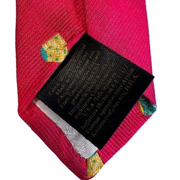 Brooks Brothers Makers And Merchants Dark Pink Men’s Silk Tie Swim Trunks Boxes - Picture 6 of 9